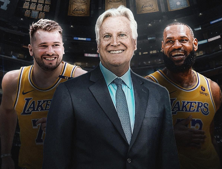 100亿美金!湖人创神级纪录,珍妮要感谢东契奇,老詹却有点尴尬